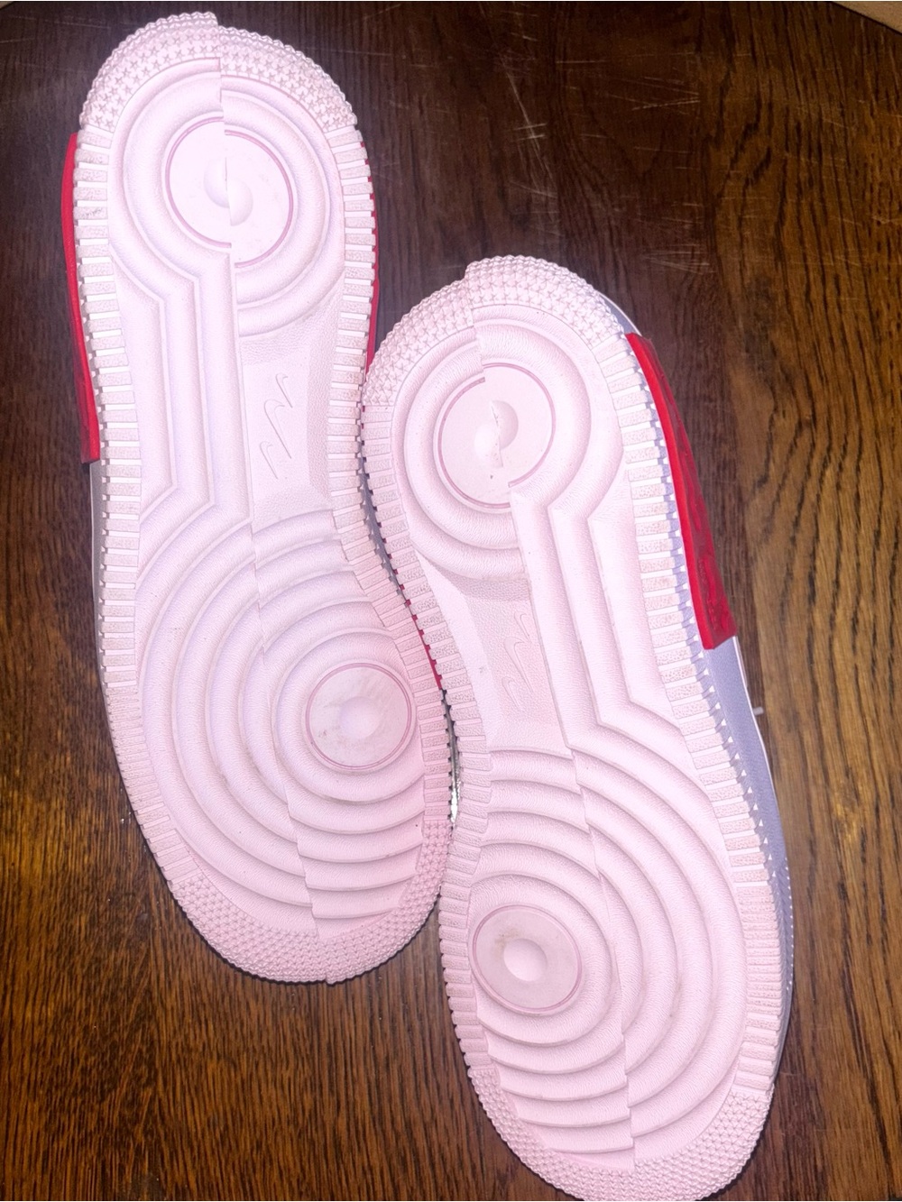 Nike Air Force 1 Fontanka Pastel Pink Valentines Sneakers Womens Size 10 AF1 Low - Picture 5 of 13